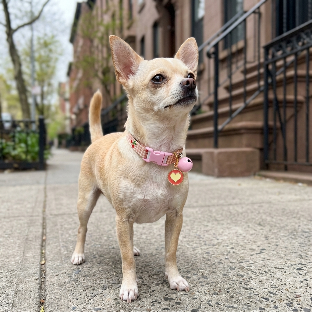 Buckle Closure Cat Bell Collar