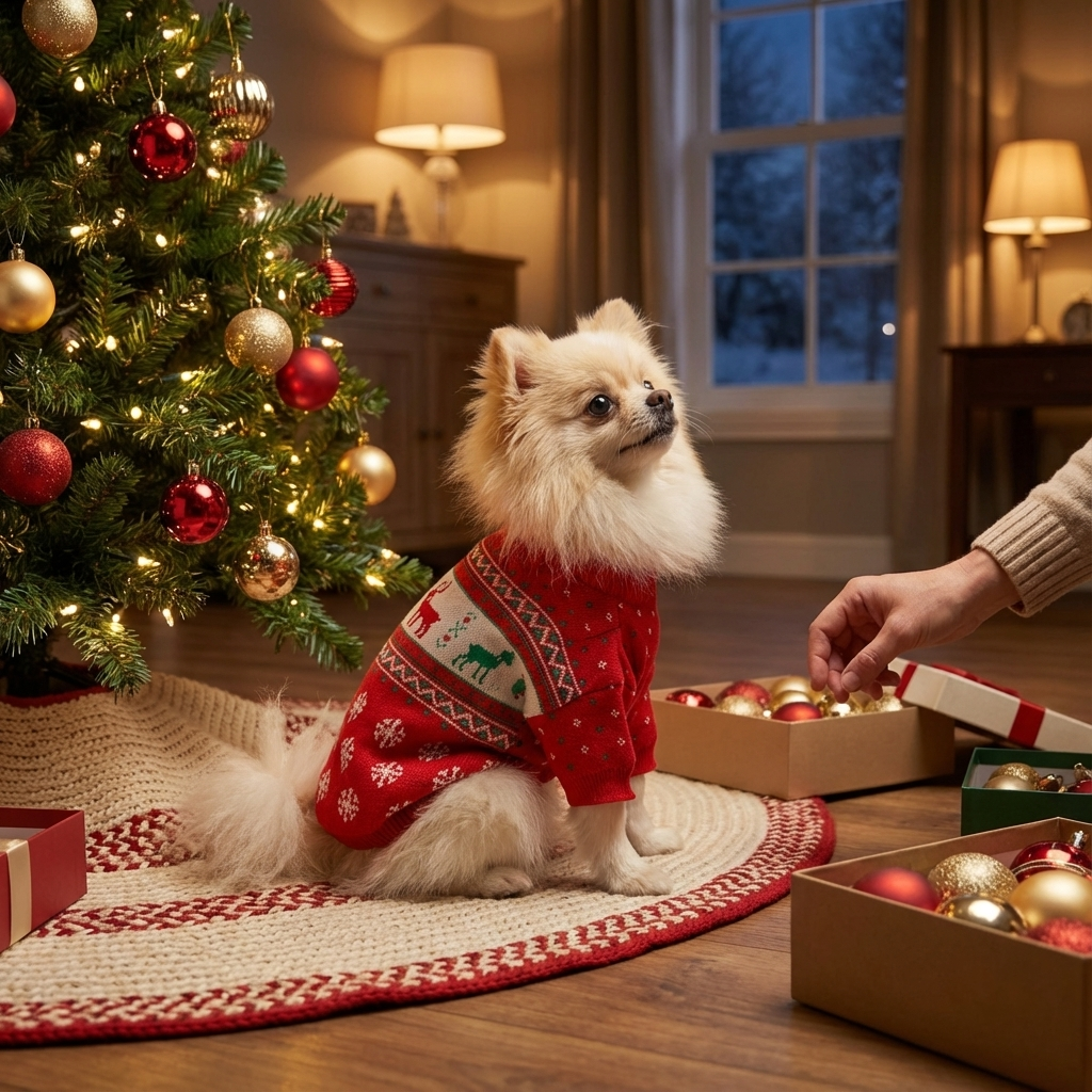 Festive Comfort Pet Sweater