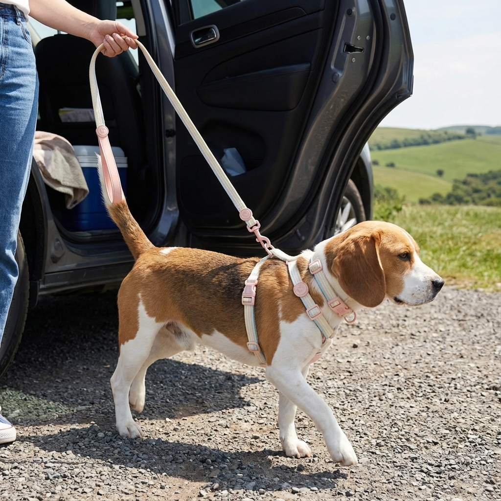 RetroRecord Dog Harness Set