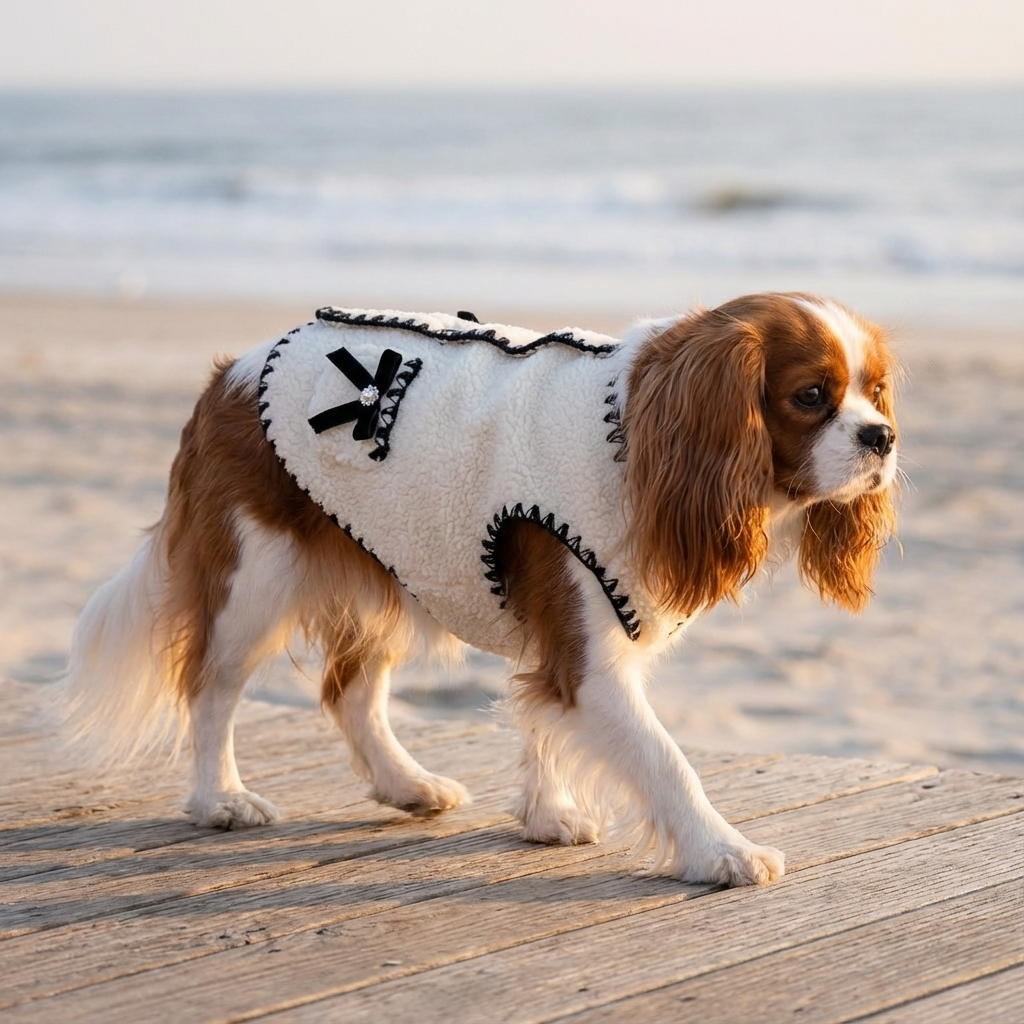 Elegant Fleece Dog Vest