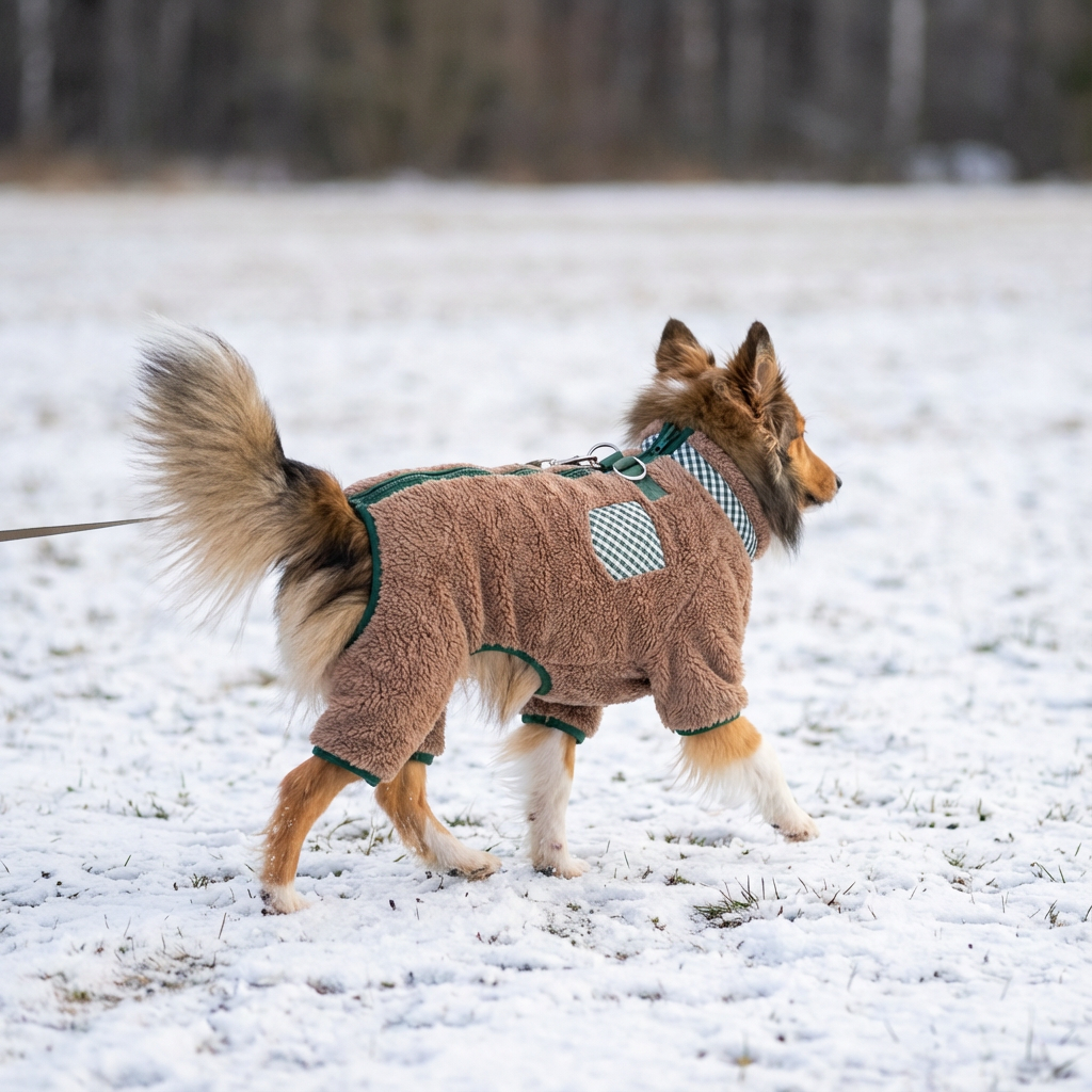 Fleece Dog Jumpsuit