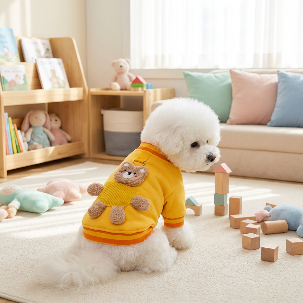 Plush Bear Pet Jacket
