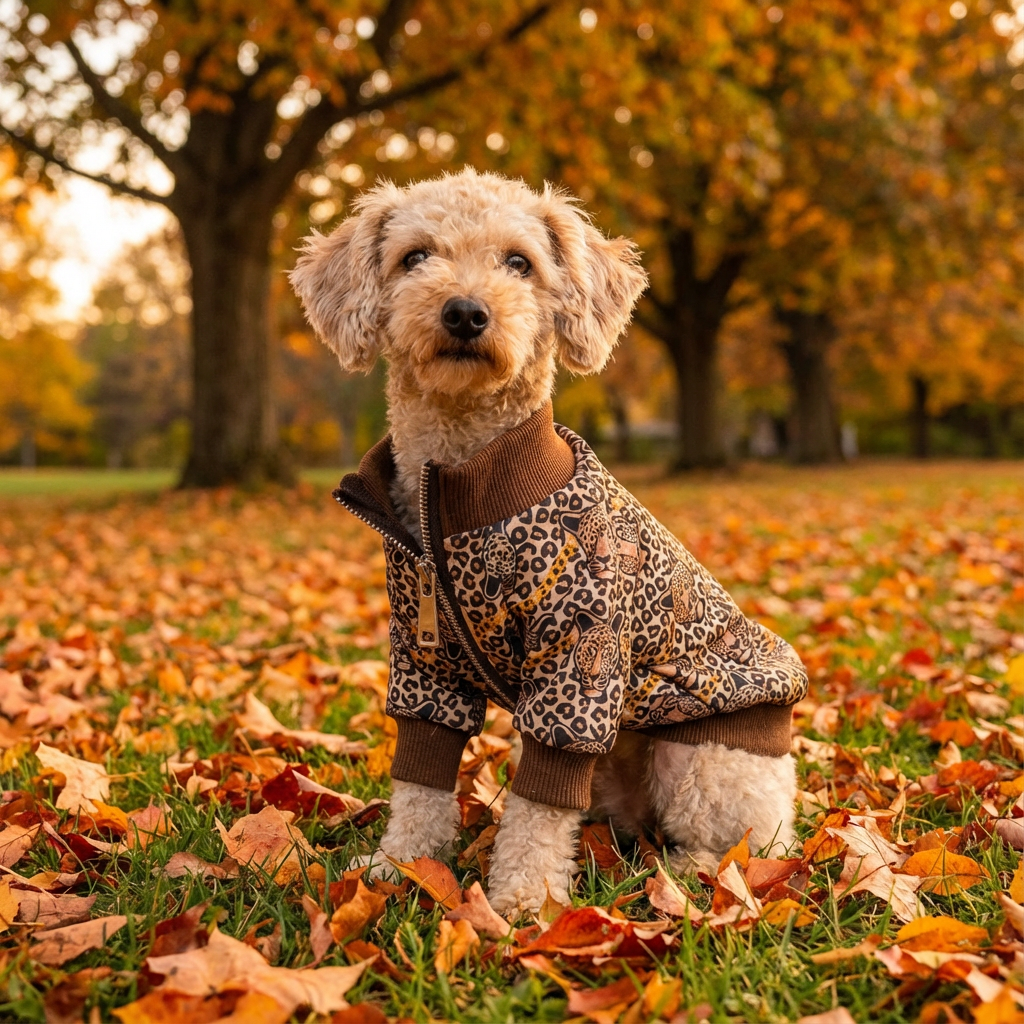 Luxurious Leopard Dog Sweater