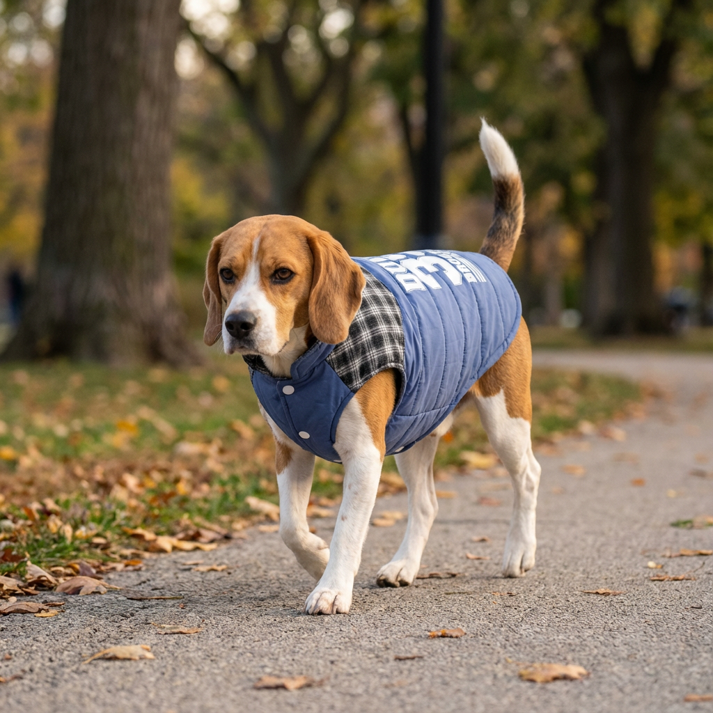 Brooklyn Dude Plaid Dog Jacket