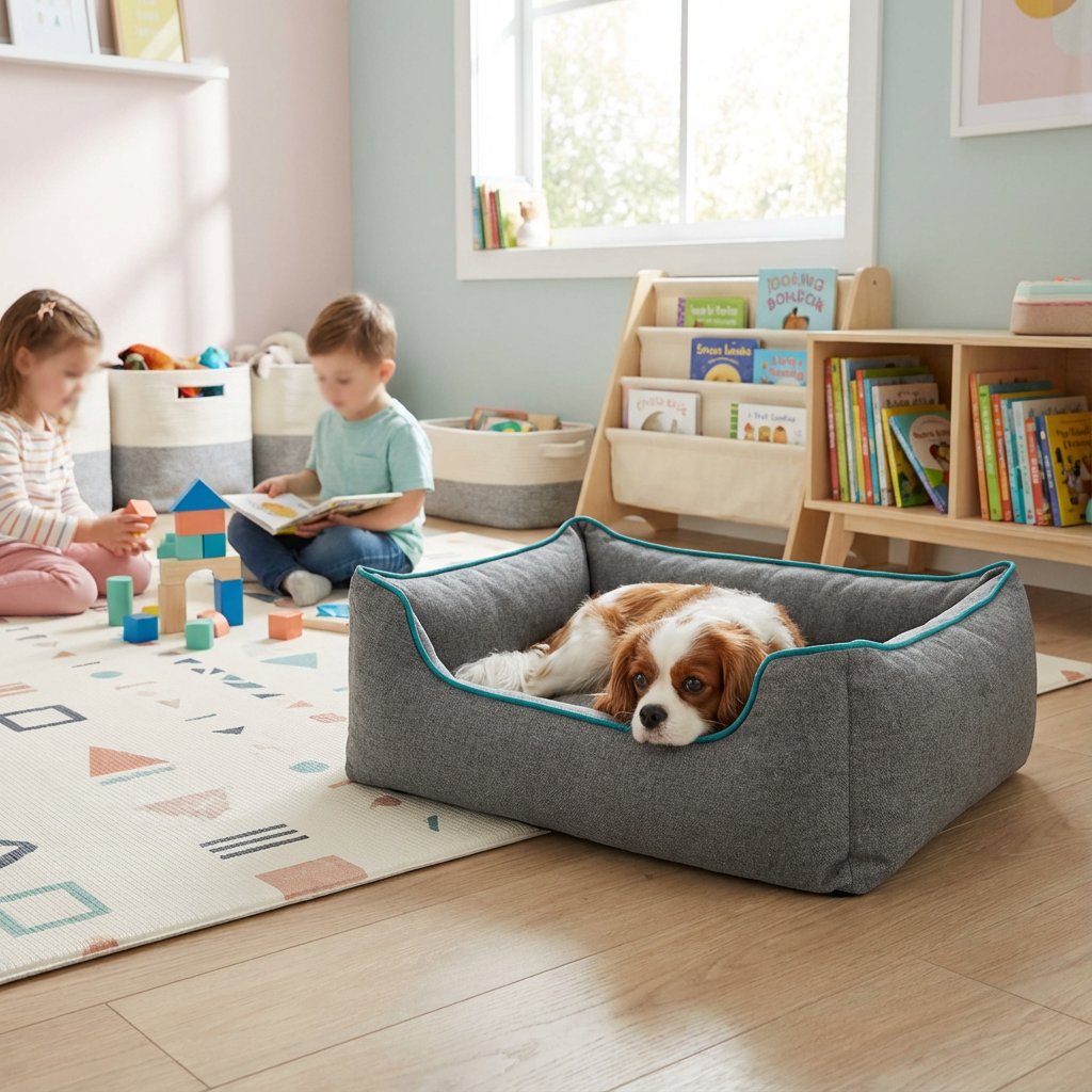 Premium Rebound Sponge Dog Bed