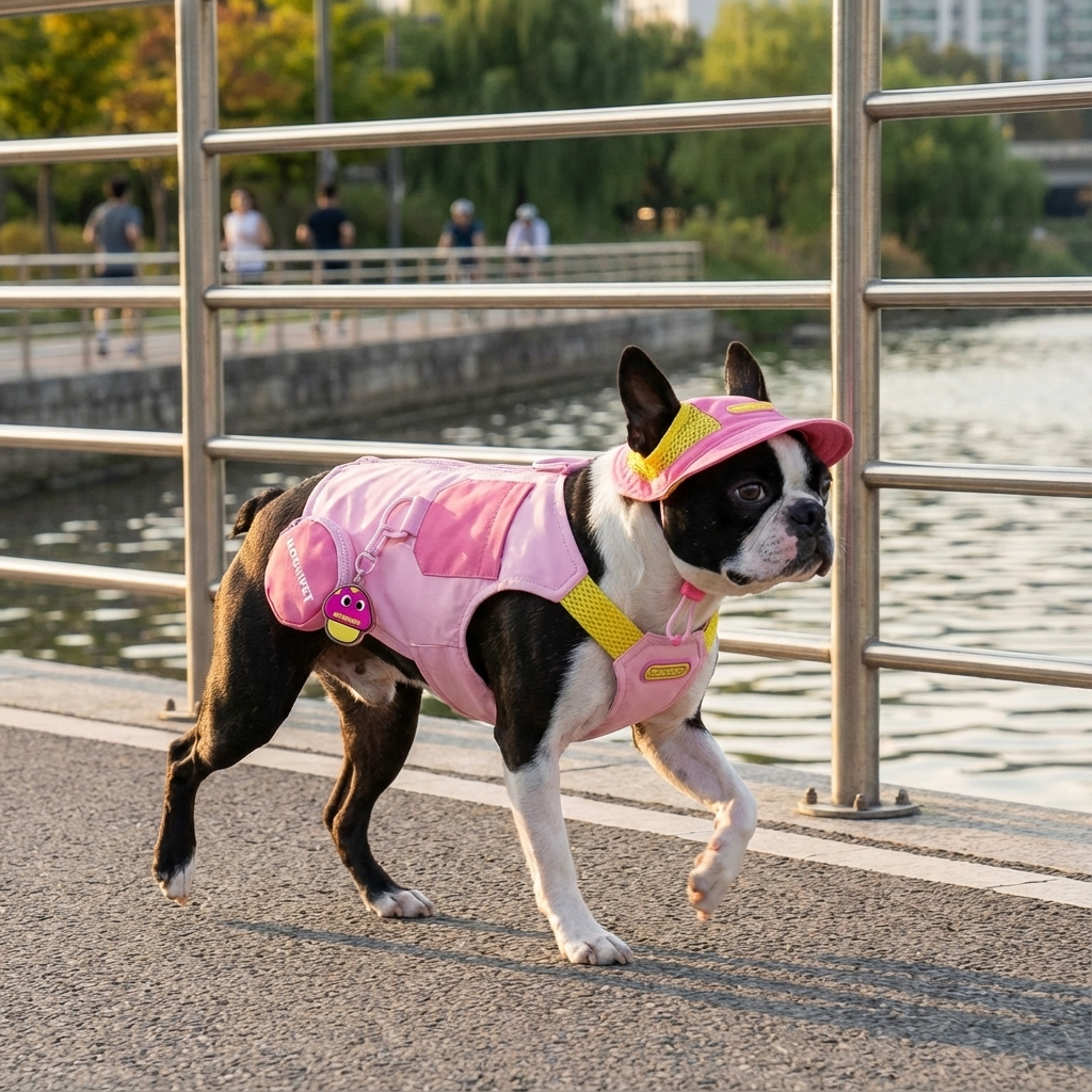 Mushroom Pendant Charm Dog Summer Vest