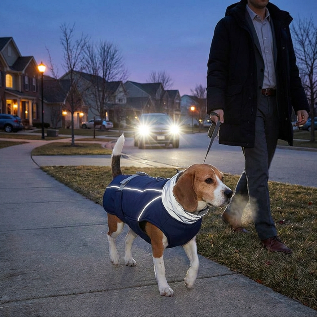 Arctic Guardian Waterproof Reflective Winter Dog Vest