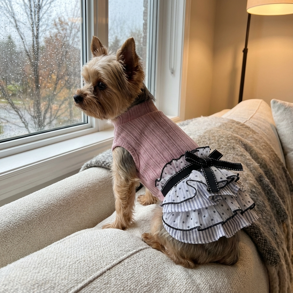 Polka Dot Puppy Dress