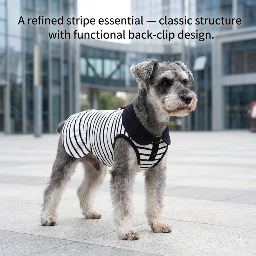 Striped Summer Pet T-Shirt Dress