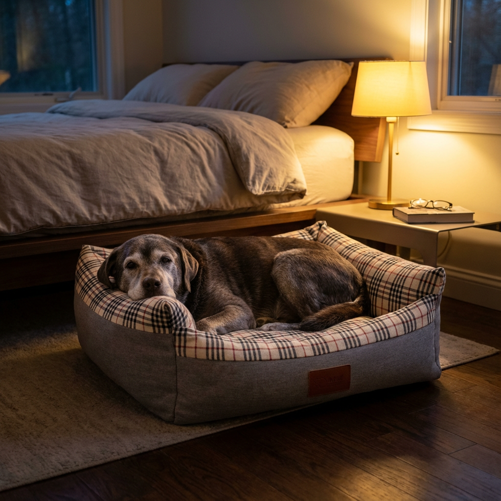 PlaidPaws Pet Bed Lounger