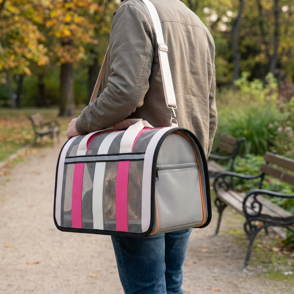Portable Crossbody Pet Carrier