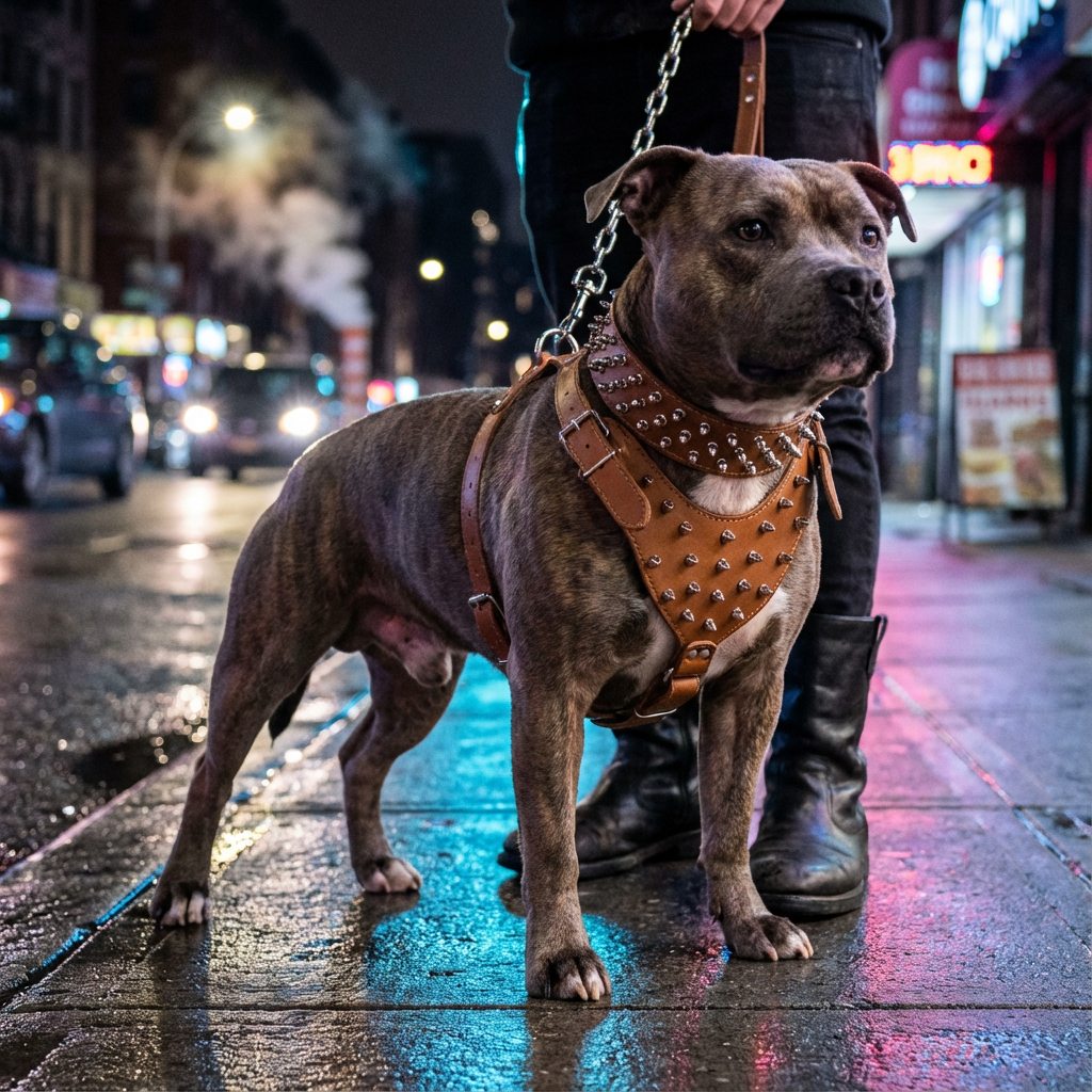 BoldGuard Spiked Dog Harness Set