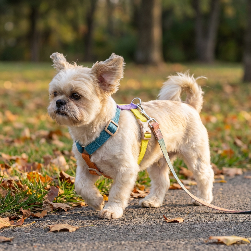 Vibrant H-Shaped Pet Harness