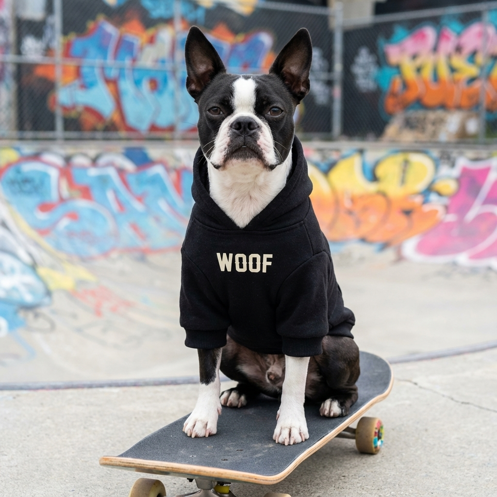 Sporty Winter Dog Hoodie