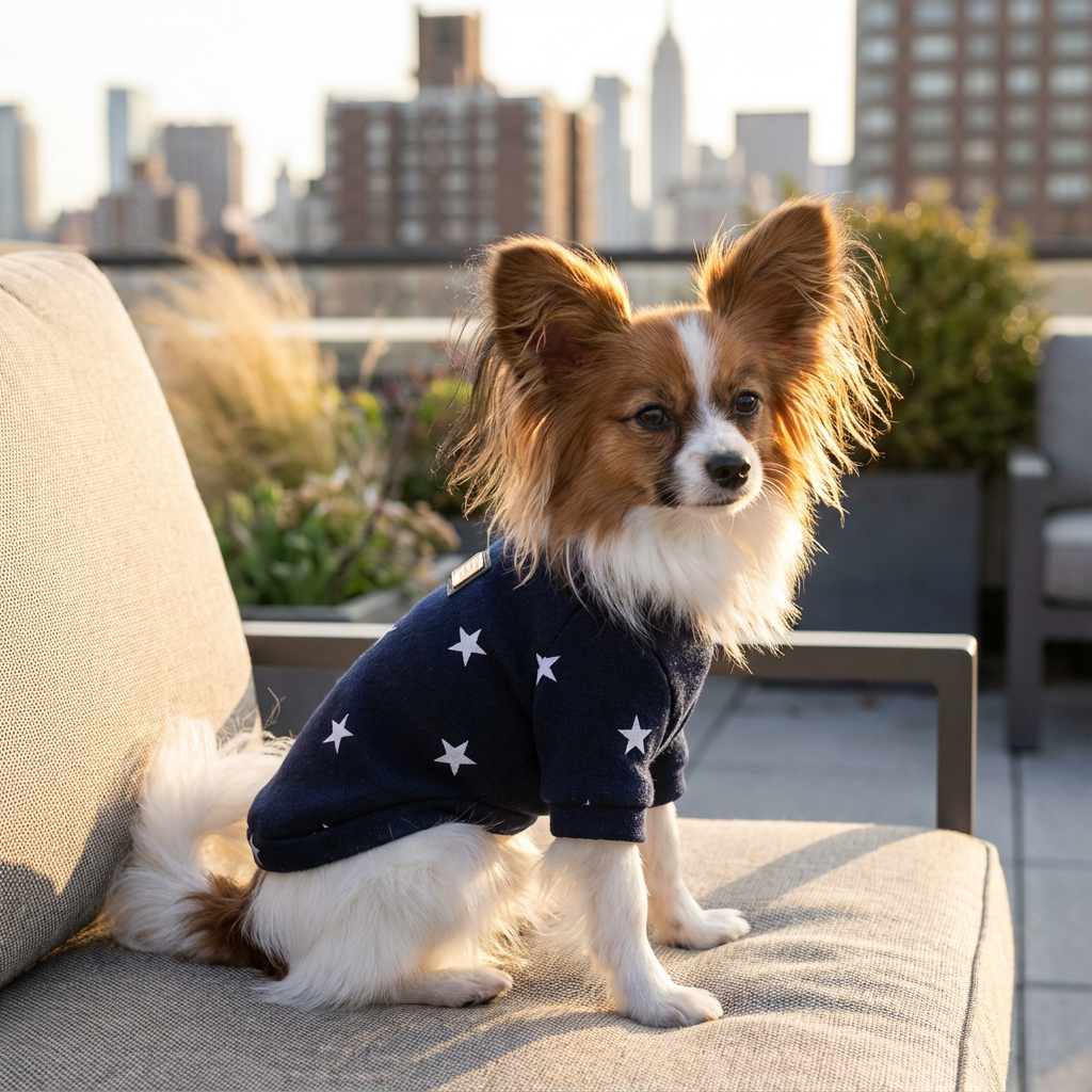 Cozy Star-Print Dog Pullover
