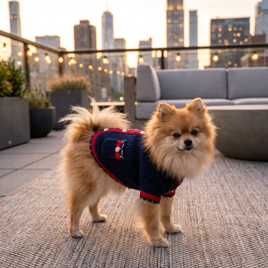 Luxury Knit Dog Cardigan