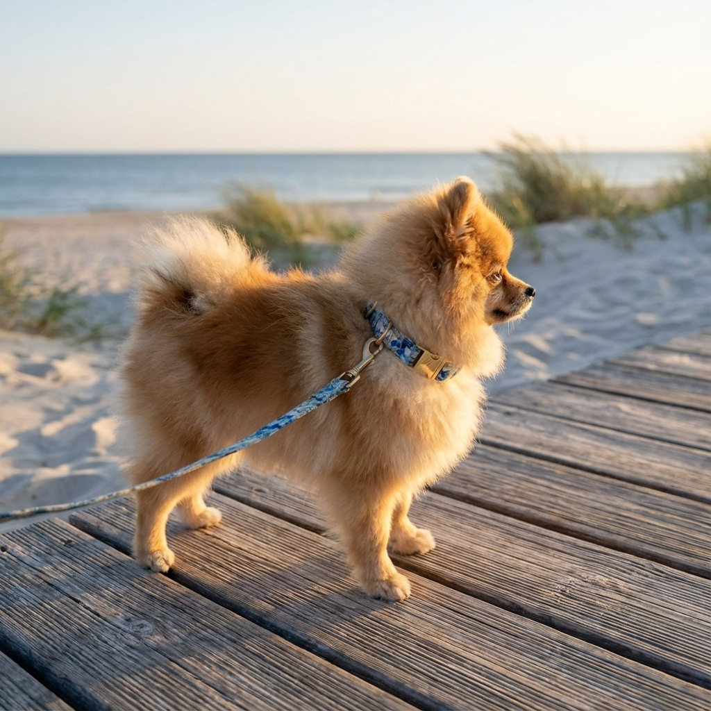 Bold Bloom Floral Metal Dog Collar