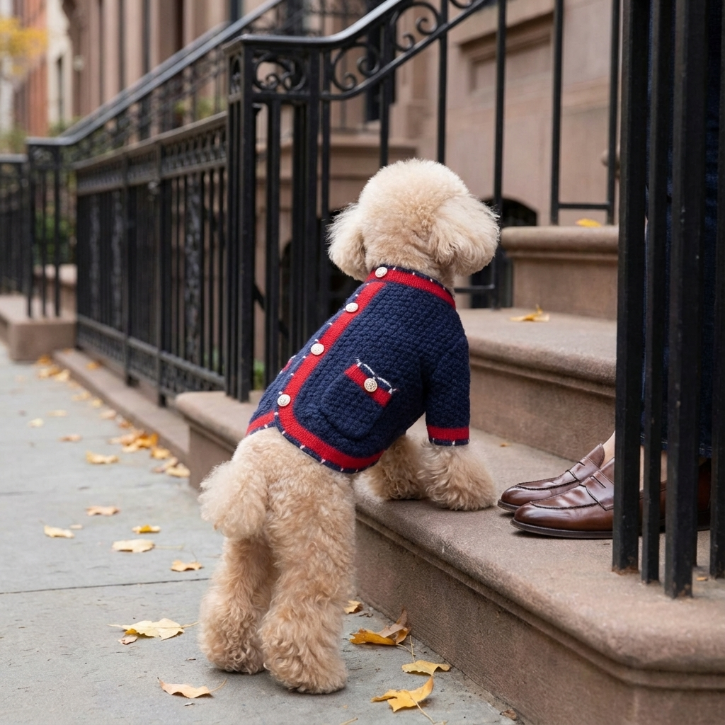 Luxury Knit Dog Cardigan