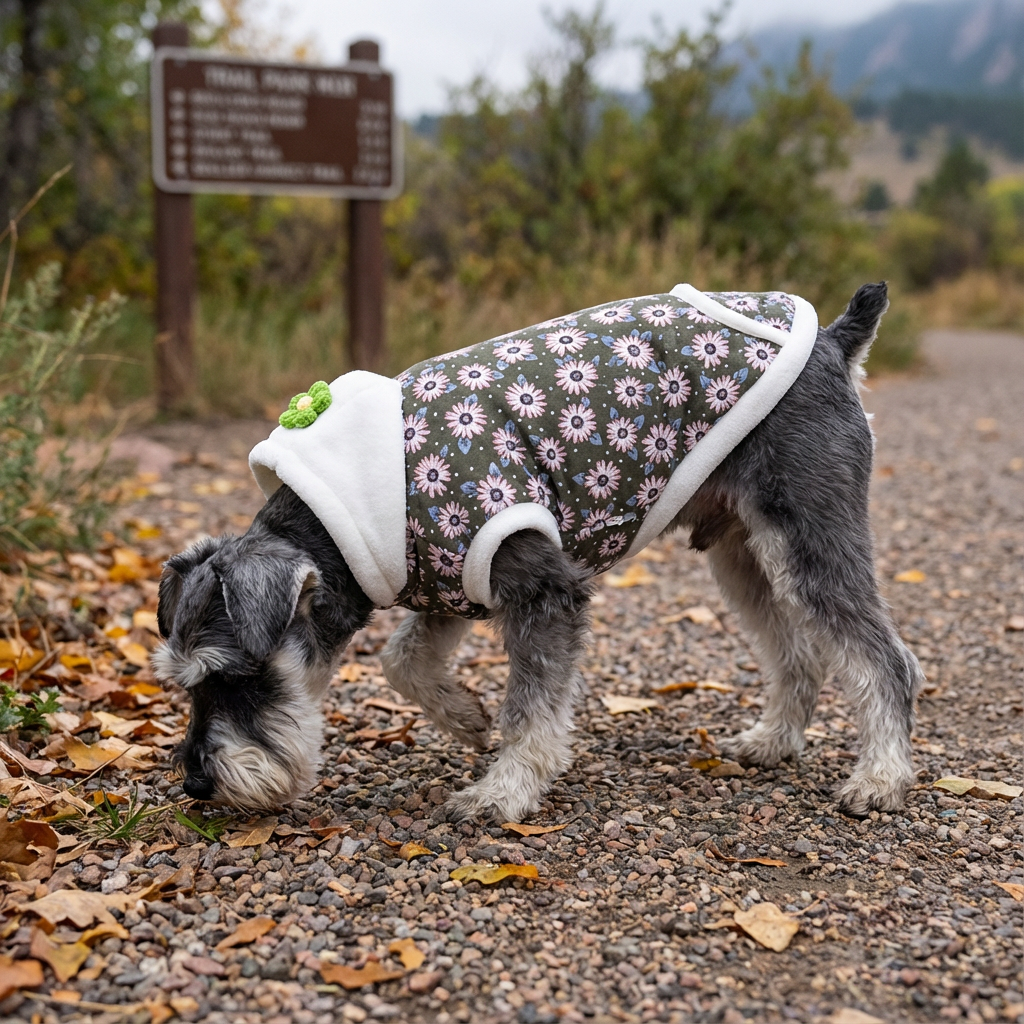 Daisy Flower Two-legged Dog Coat