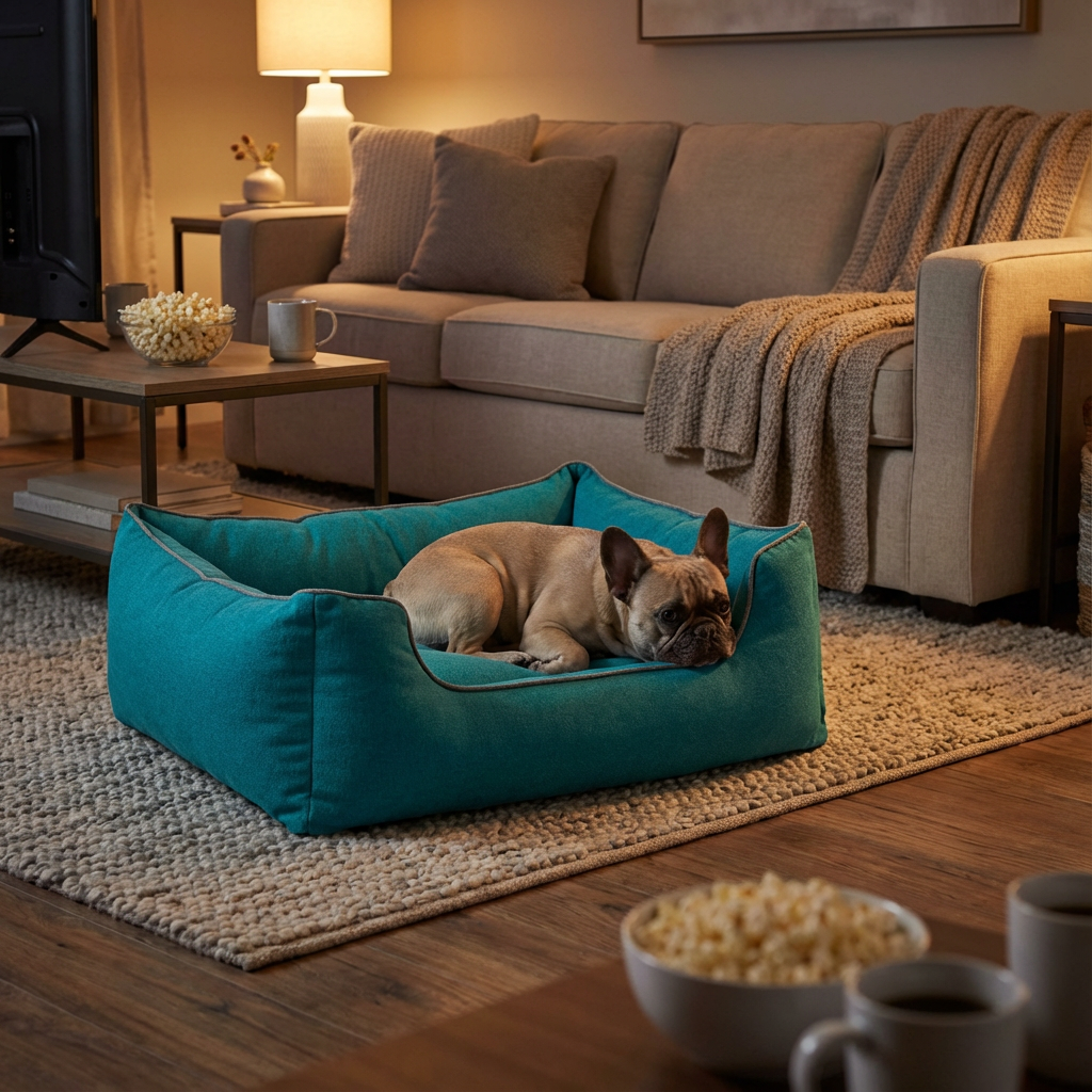 Premium Rebound Sponge Dog Bed