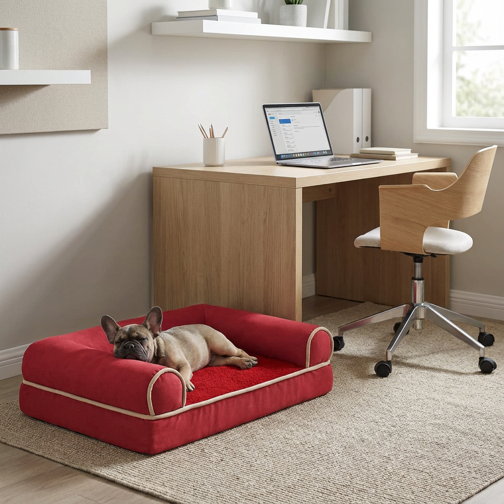 Plush Orthopedic Pet Bed Lounge