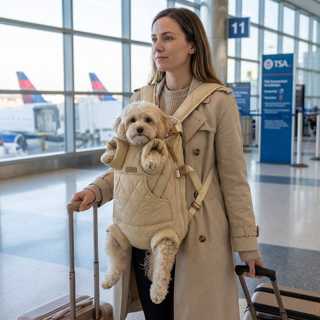 SnugglePack Pet Backpack Carrier with Hidden Hood