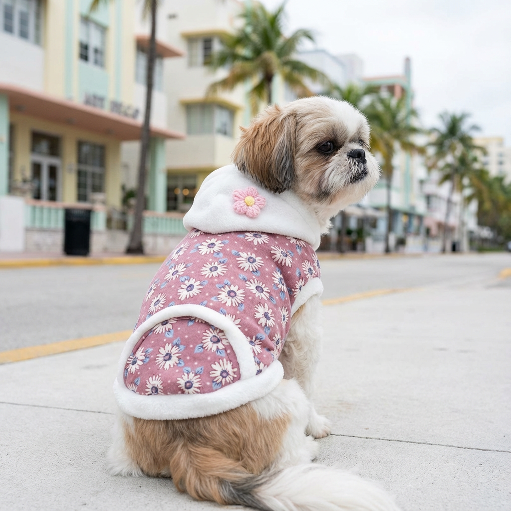 Daisy Flower Two-legged Dog Coat
