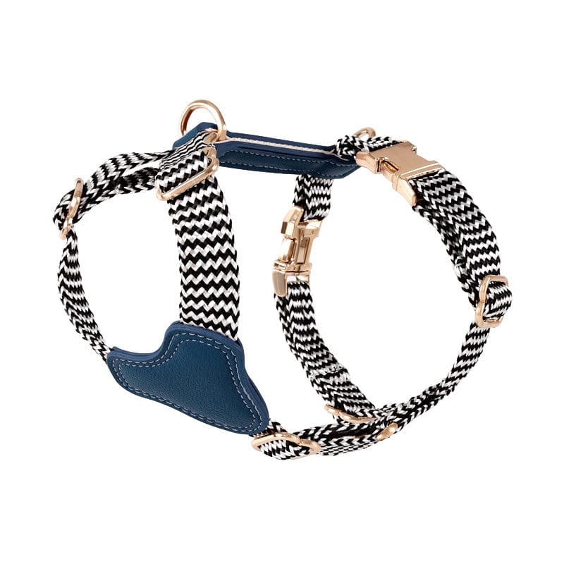 Dogs and Cats Boutique 11 blue / Chest straps / L Pet Vest-style Hand Holding Rope Dog Breast Strap Explosion-proof Dog Collar Lettering (To Get Done)