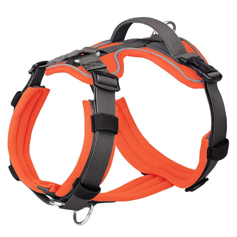 Dogs and Cats Boutique 11 Orange / S Breathable Reflective Explosion-proof Vest Dog Harness (To Get Done)