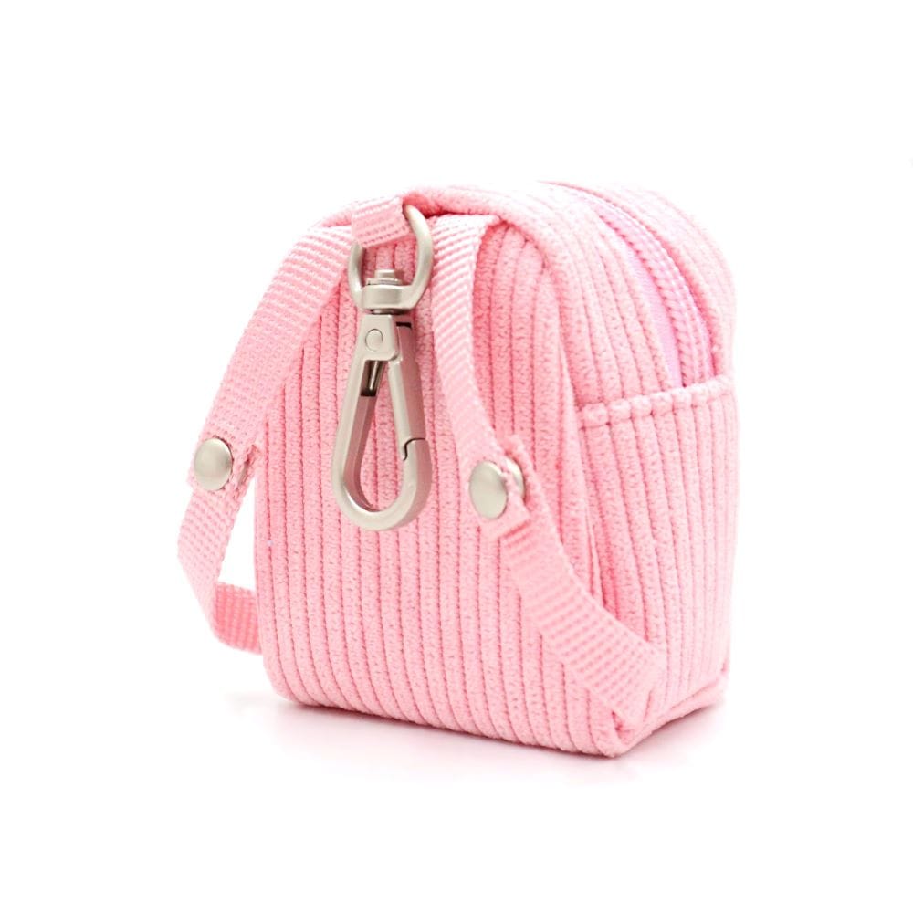 Dogs and Cats Boutique 11 Pink Pet Mini Schoolbag / S Design Pink Corduroy Pet's Chest-back Can Carve Writing Collar Rope Dog Walking Bag (To Get Done)
