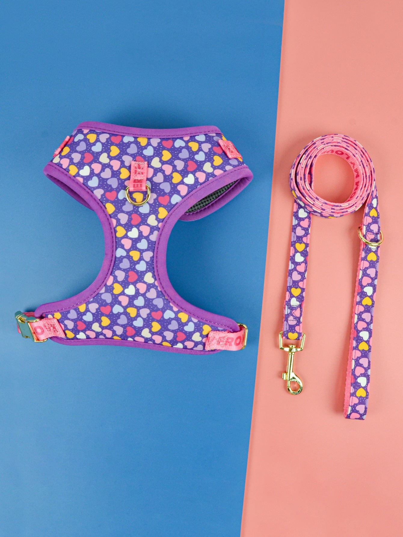 Dogs and Cats Boutique 11 Purple Love / L Summer Cute Pet's Chest-back Haulage Rope Package Suitable For Medium And Large Pet Dogs (To Get Done)