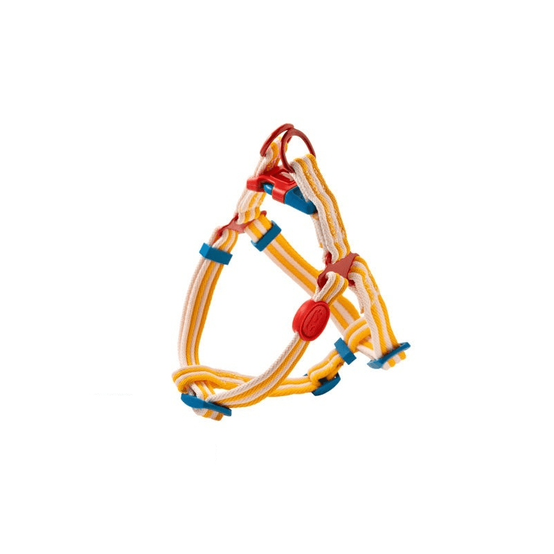 Dogs and Cats Boutique 12 Mondrian Harness / M Retro Record Hand Holding Rope Small And Medium-sized Dogs Collar Vest (To Get Done)