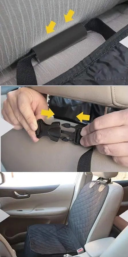 Dogs and Cats Boutique 13 Black Oxford Cloth Pet Car Cushion Waterproof Vehicle-mounted Dog Bed Co-pilot (To Get Done)