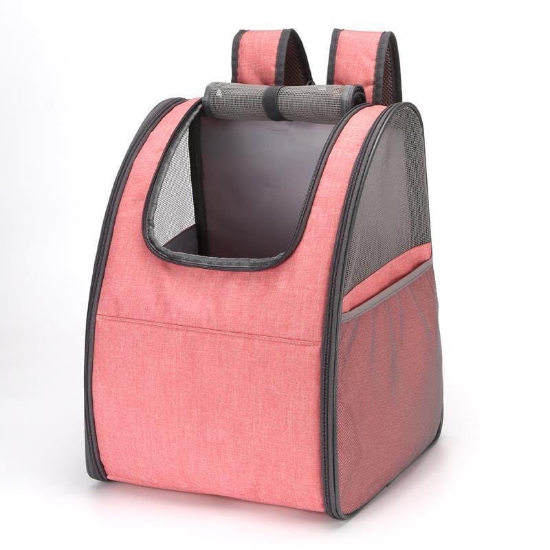 Dogs and Cats Boutique 13 Pink Mesh Breathable Foldable Pet Backpack (To Get Done)