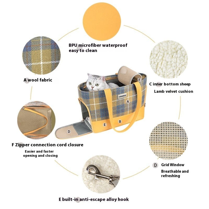 Dogs and Cats Boutique 13 Portable Outing Pet Backpack Breathable Space Capsule (To Get Done)