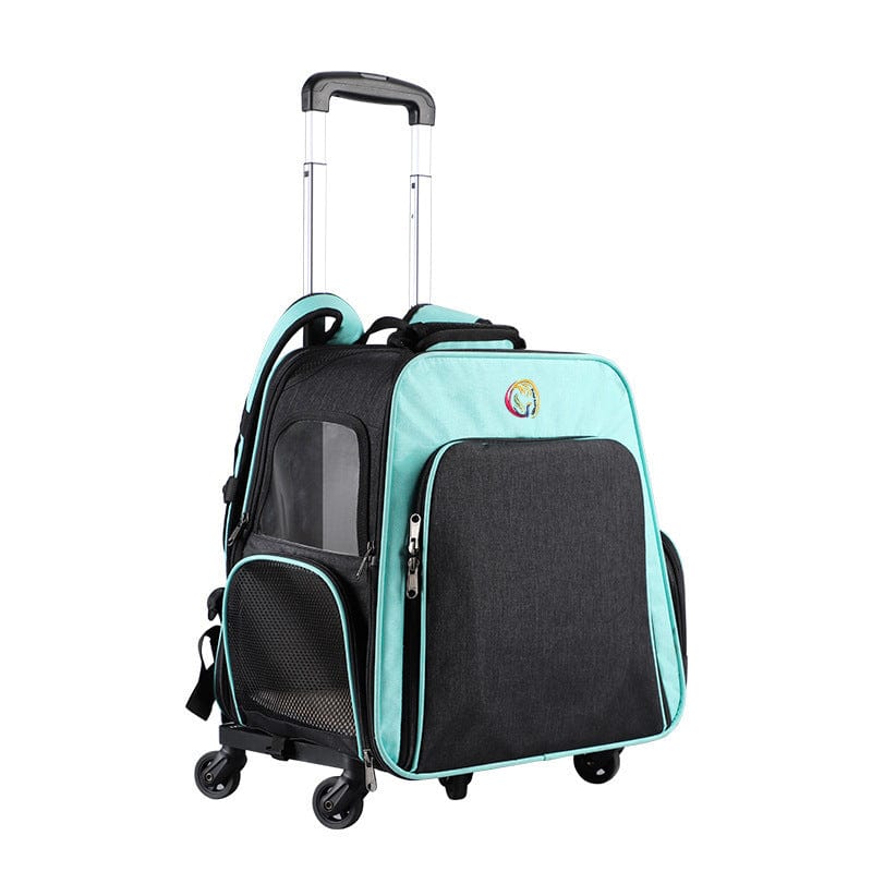 Dogs and Cats Boutique 13 Sky Blue Outing Pet Backpack Portable Pet Trolley Air Box (To Get Done)