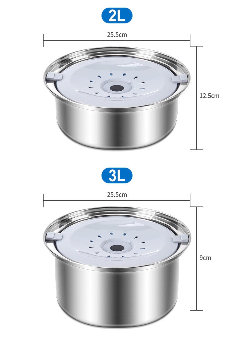 Dogs and Cats Boutique 14 Stainless Steel Large Capacity Floating Pet Bowl (To Get Done)