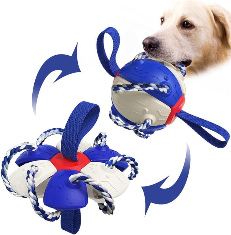 Dogs and Cats Boutique 15 Interactive Dog Football Soccer Ball With Tabs Inflated Training Toy Outdoor Border Collie Balls Pet Products (To Get Done)