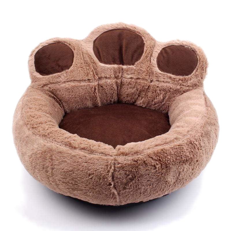 Dogs and Cats Boutique 16 Coffee / Small Soft Paw Pet Bed