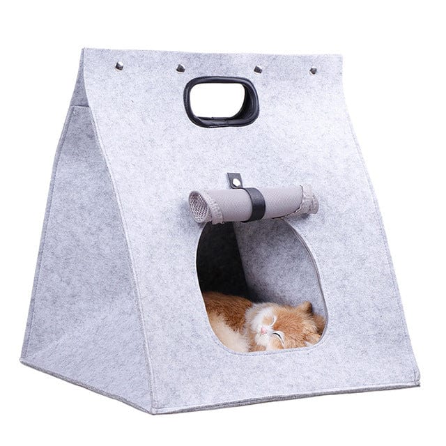 Dogs and Cats Boutique 16 Gray Outing felt cat litter (To Get Done)