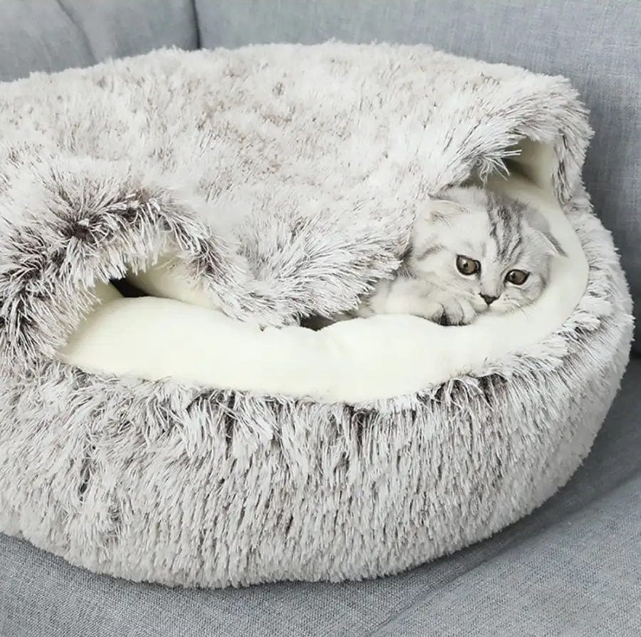 Dogs and Cats Boutique 16 SnuggleNest Plush Cave Cat Bed