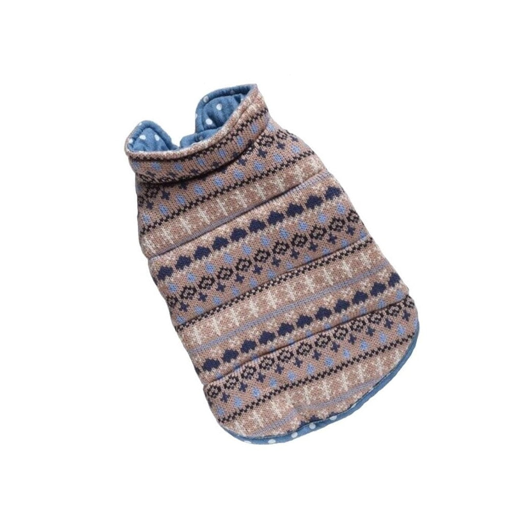 Double-Sided Casual Polka-dot Knitted Dog Vest
