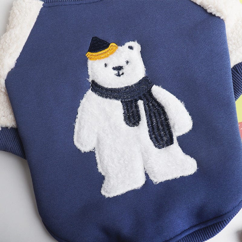 Dogs and Cats Boutique 6 Dark Blue / 2XL Pet Clothes Winter Fleece-lined Thick Style (To Get Done)