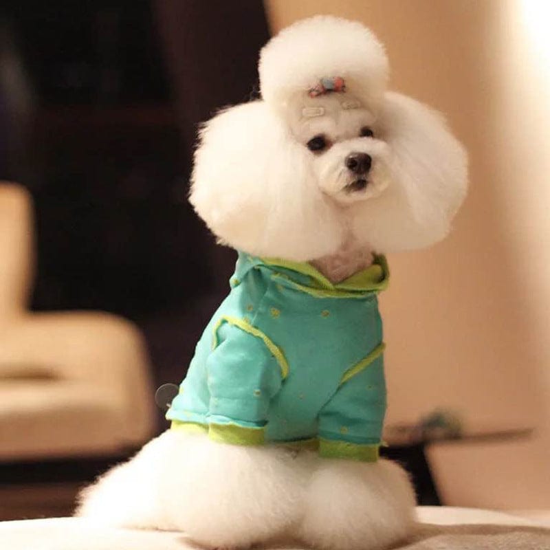 Dogs and Cats Boutique 6 Pet Solid Color Ripped Hooded Sweatshirt (To Get Done)