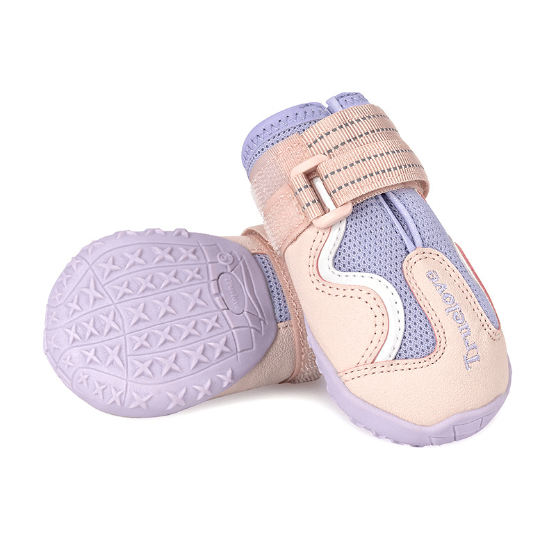 Dogs and Cats Boutique 7 Light Pink Light Purple / 1 Dog Shoes Breathable Anti-dirty (To Get Done)