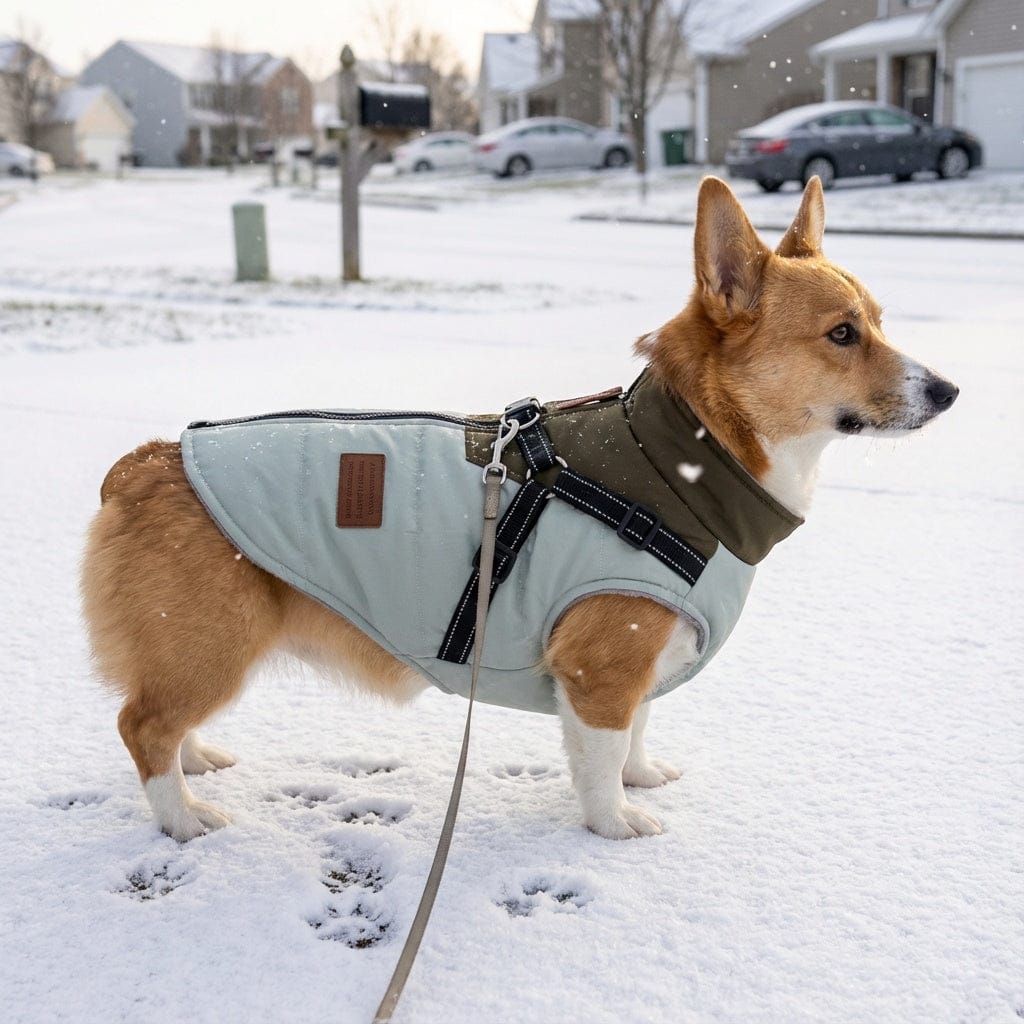 Dogs and Cats Boutique fall-winter-coats Dog Jacket with Harness