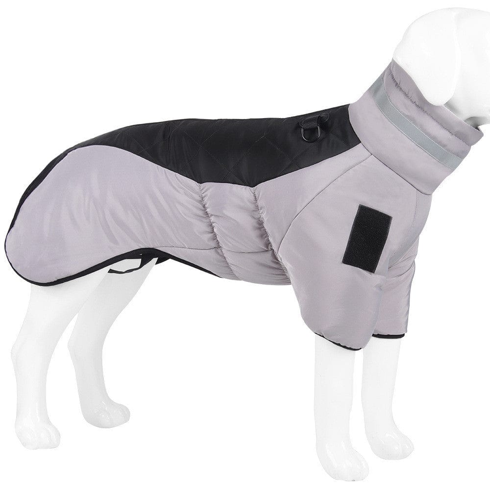Dogs and Cats Boutique fall-winter-coats Grey black / 2XL Reflective Dog Winter Jacket