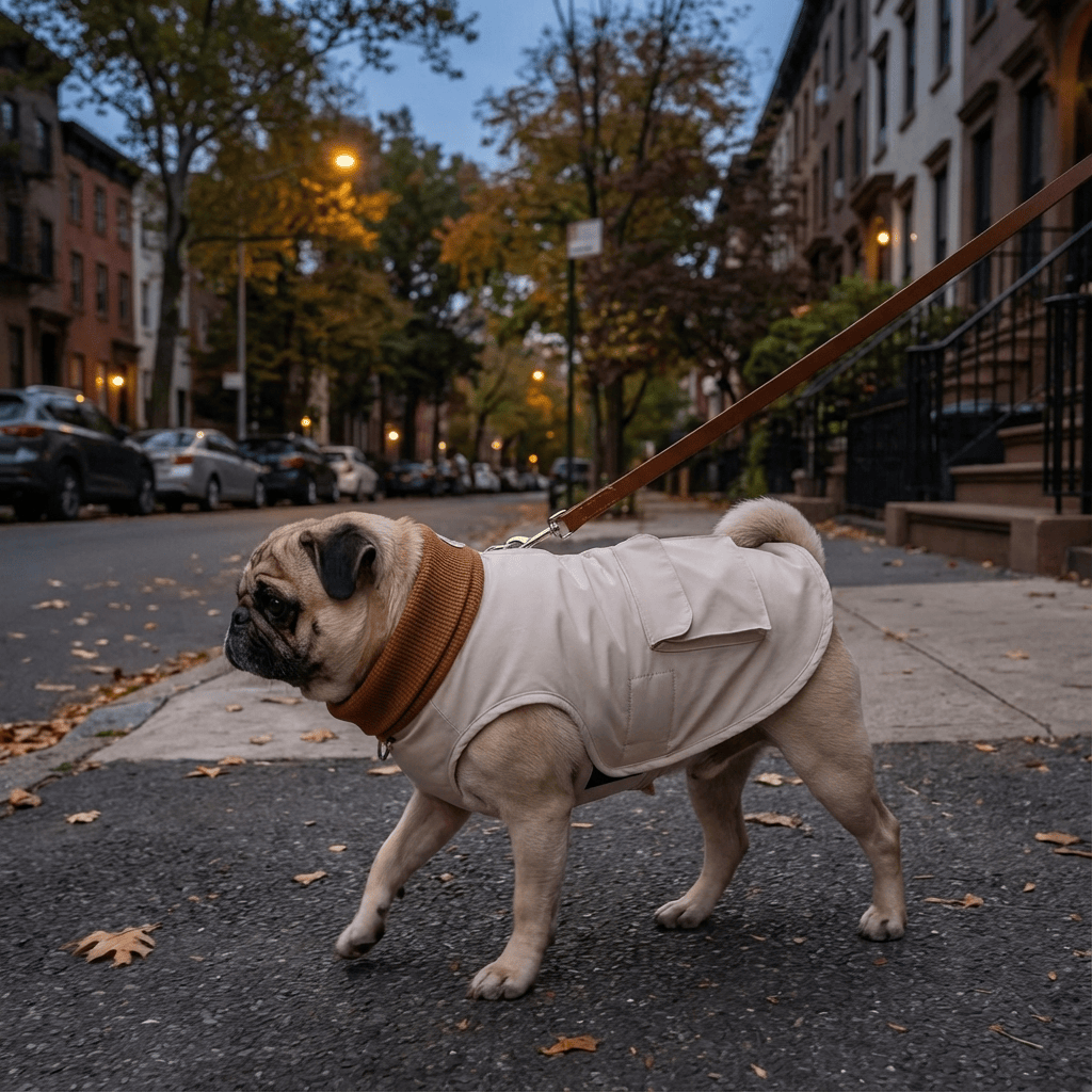 Dogs and Cats Boutique fall-winter-coats White / S PupShield Waffle Dog Jacket