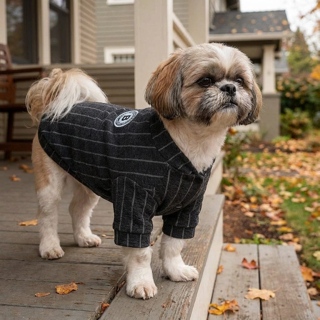 Dogs and Cats Boutique fall-winter-sweaters Striped Baseball Dog Jacket