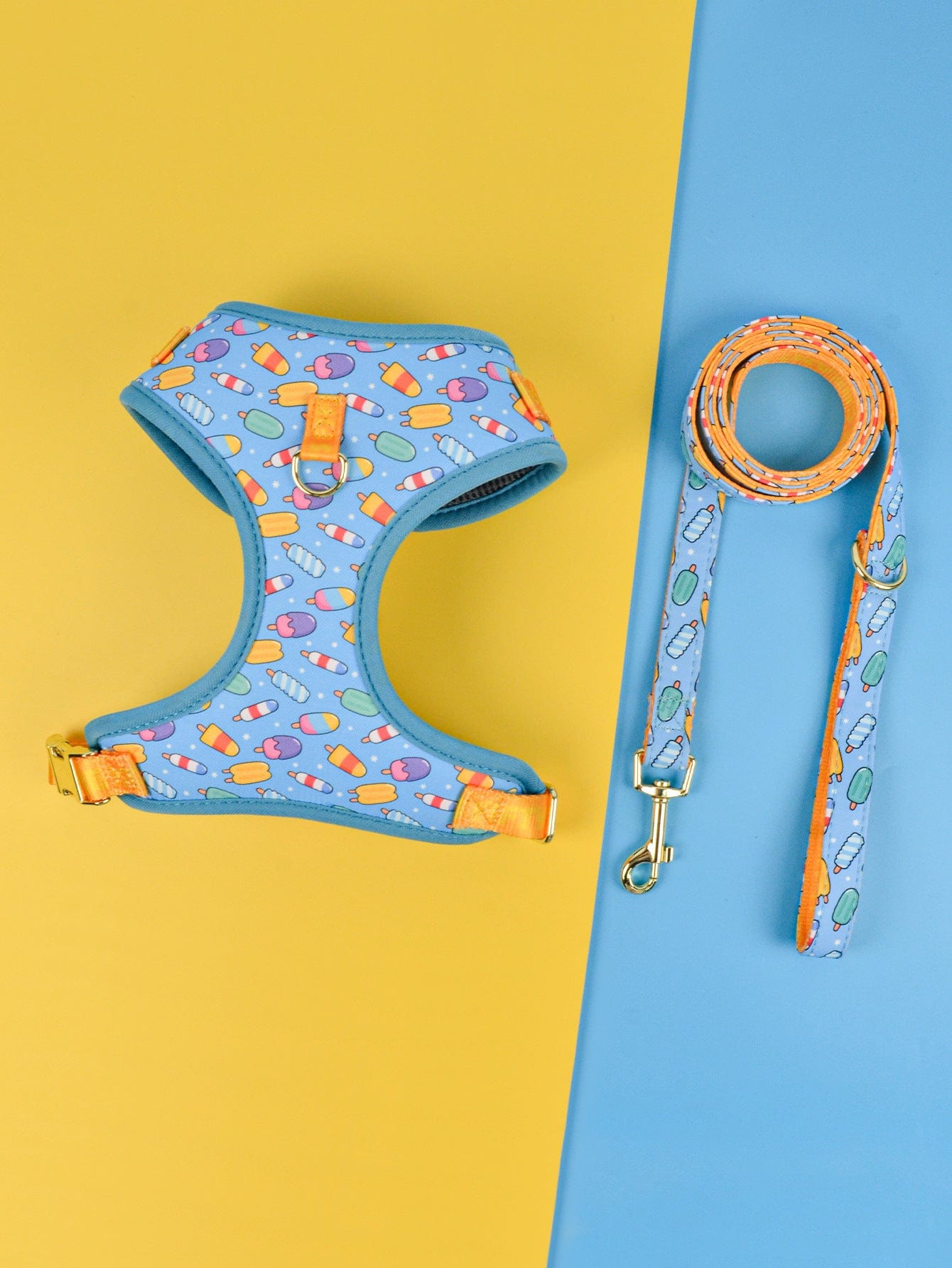 Dogs and Cats Boutique harnesses Blue Ice Cream / L CoolStride Dog Harness
